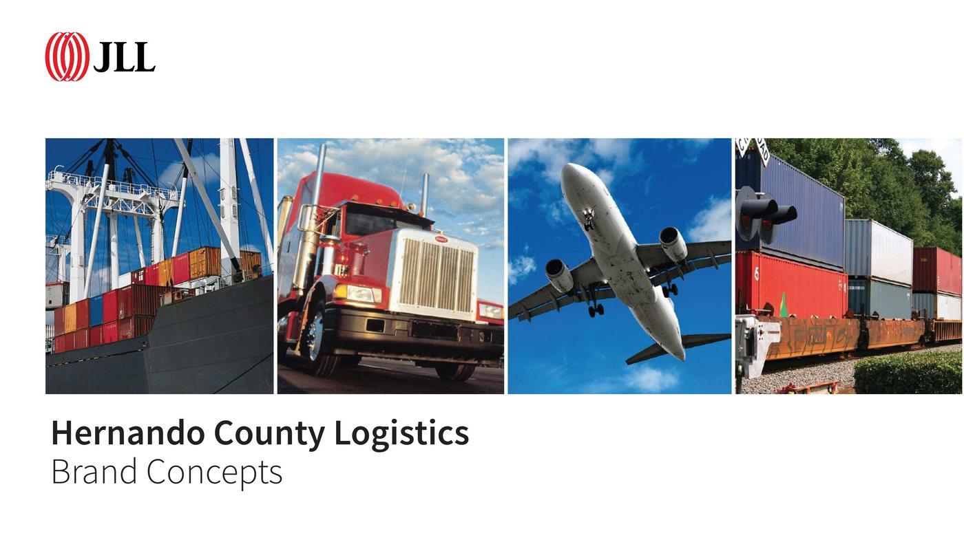 JLL · Hernando County Logistics deck